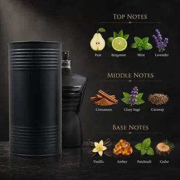 Luxury Men’s Eau de Parfum 100ml Metal Tin Edition Long Lasting Fragrance Masculine Scent Gift Perfume Set JPG perfume 5