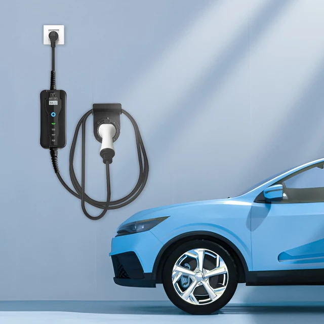 Chargeur de voiture électrique de type 2, prise Schuko de niveau 2 – Image 6