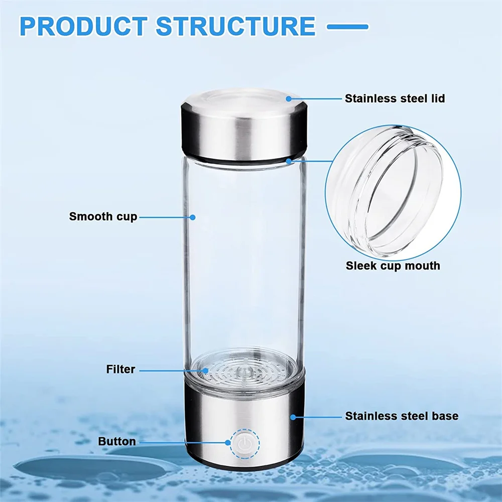 Aed54a320e87c4d1096080b3bea32c3101 Electric Water Filter Hydrogen Generator Lonizer Maker Hydrogen-Rich Antioxidants Bottle Home Appliance Tecnología Wasserfilter