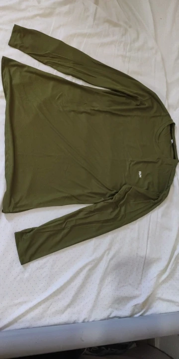 Summer Ice Silk Long Sleeve T-Shirt for Men photo review