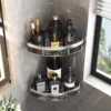 Wall Hanging Corner Rectangular Rack Bathroom Shelf Towel Rack Shelves Wall Shower  Shampoo Rack No Drill Shelf Tripod 4