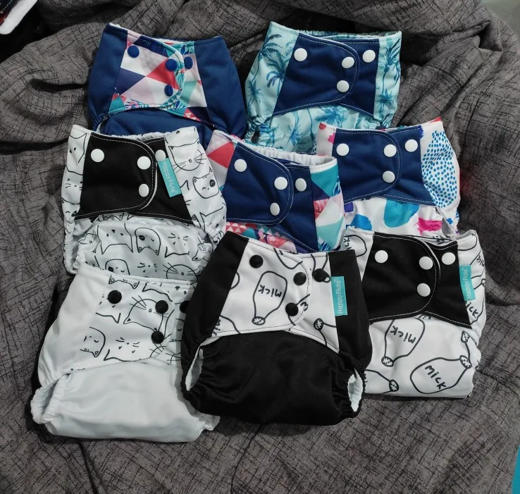 Kit de Fraldas Ecologicas Com 8 Peças Happy Flute photo review