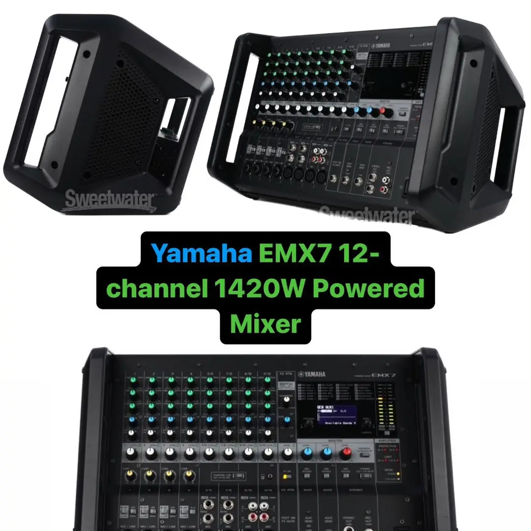 

Распродажа больших скидок, 12-канальный миксер Yamaha EMX7 мощностью 1420 Вт