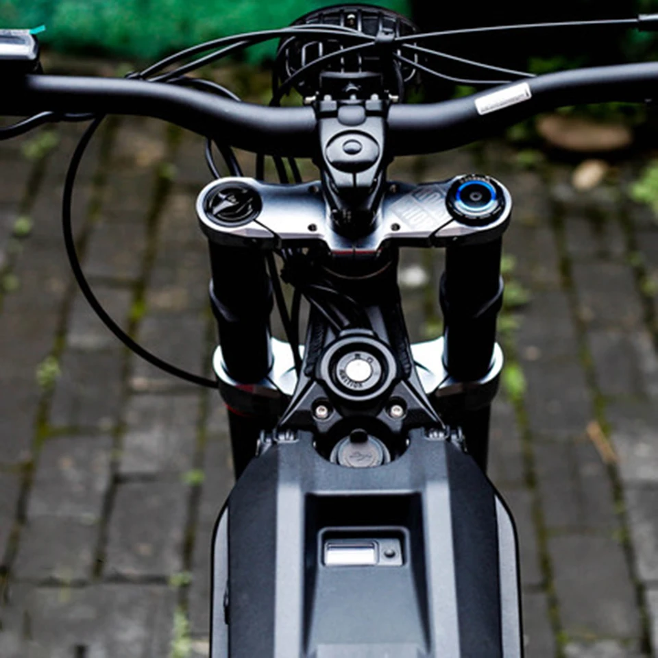 Staffa Porta Display In Alluminio Nero Per Sur Ron Light Bee E Segway X160/X260 - Ricambio Originale USA