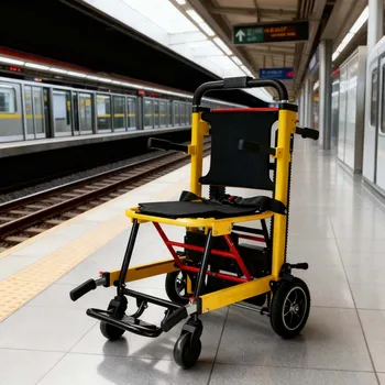 Ultimo modello 2026: Macchina elettrica per salire le scale, deambulatore cingolato per anziani, sedia a rotelle di sicurezza