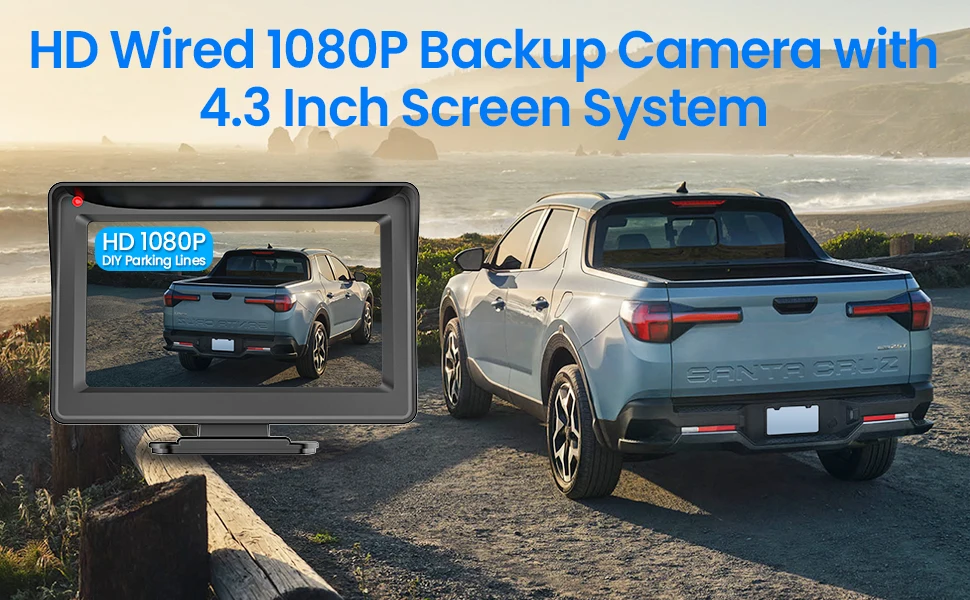 Complete backup camera kit contents