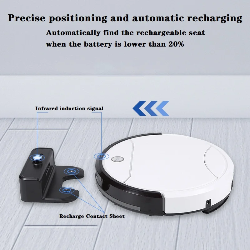 Mi Robot Aspirapolvere Ricarica Automatica Smart Home Floor Wet Dry Sweeping Robot Elettrodomestico Sterilizzazione Uv Wireless Mo