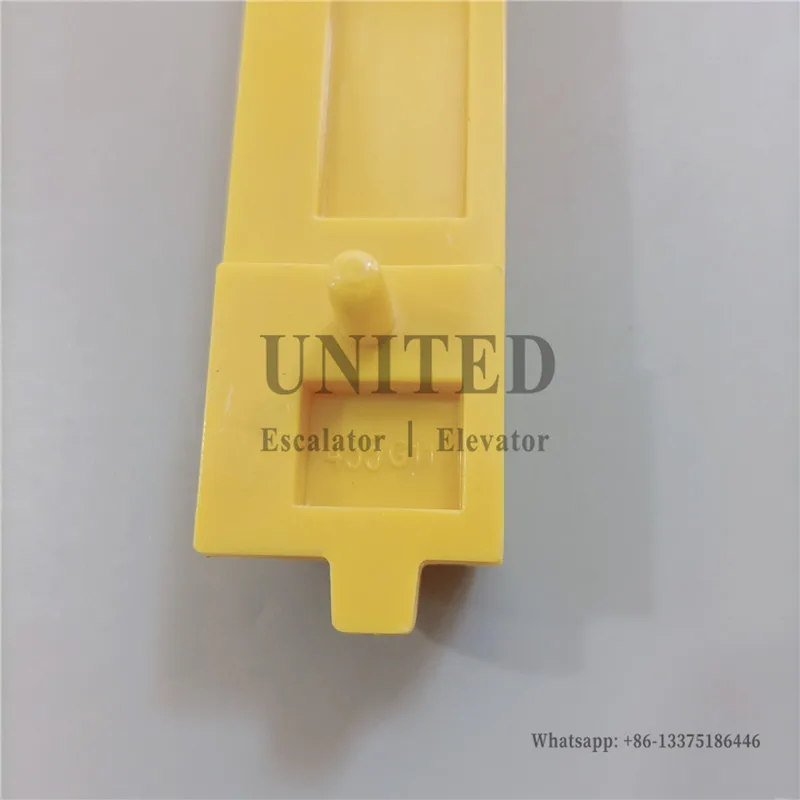 10pcs each 455G11 455G12 Escalator Yellow Plastic Demarcation Strip Escalator Spare Parts
