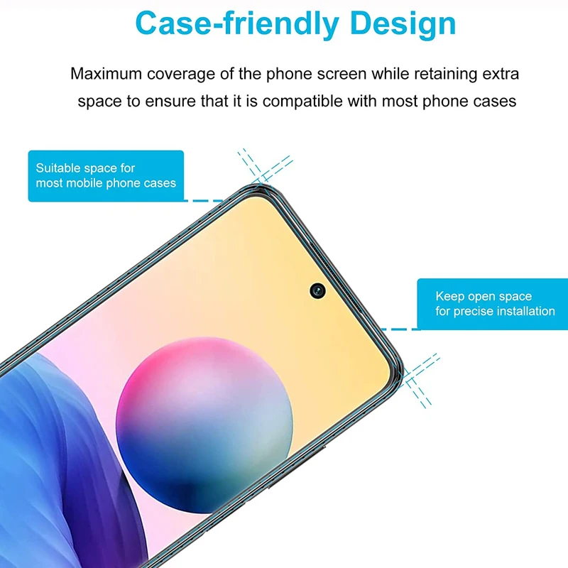 4-Pack Premium Tempered Glass Screen Protectors