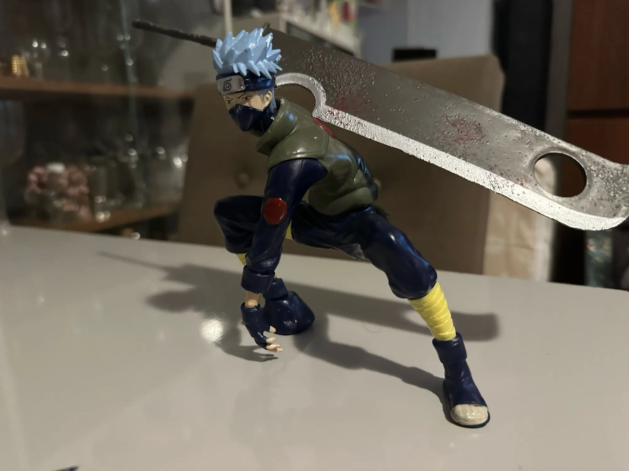 Anime Naruto Hatake Kakashi Figures NARUTO Accessories Action Figure Model Doll Cartoon Kids Children Toys Cool Birthday Gifts photo review