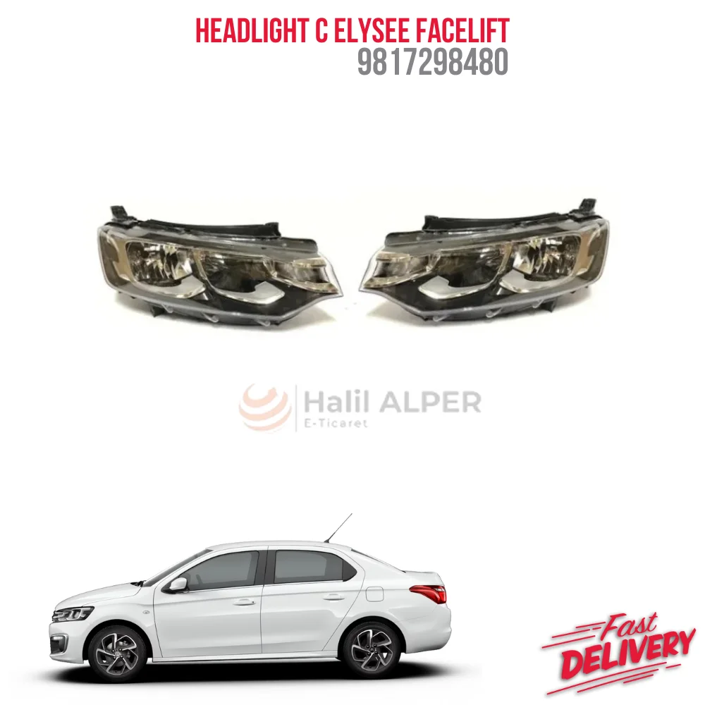 

For Headlight Citroen C Elysee After Facift 2017 New Edition Left and Right High Quality Oem 9817298480 9817297880