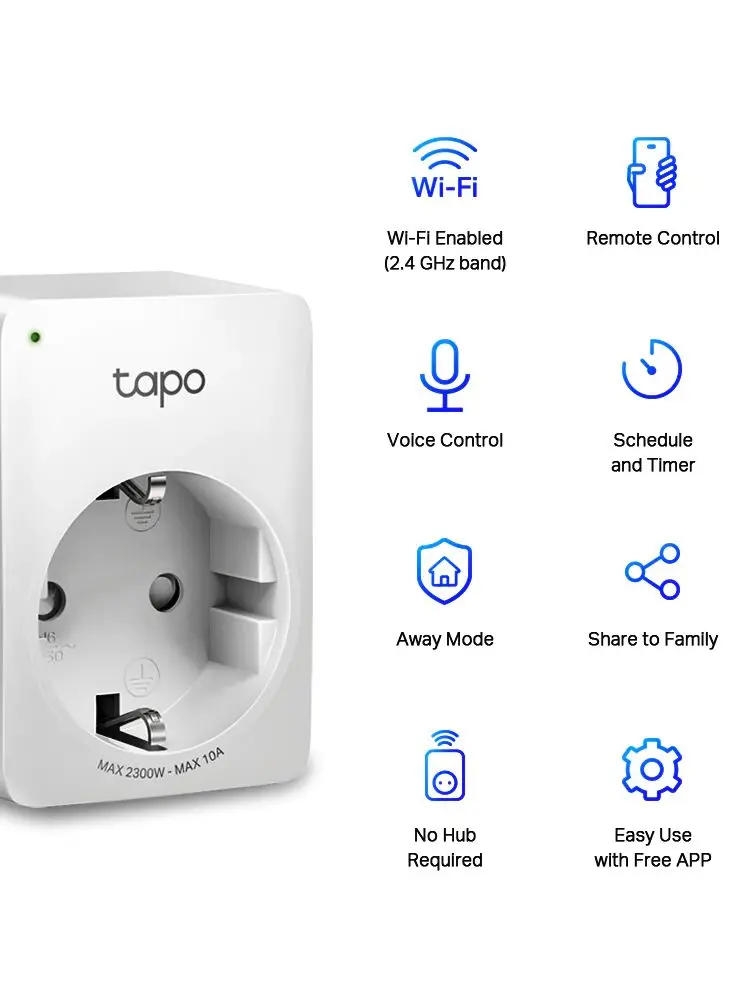 4 x TP-Link Tapo Smart Plug WiFi Outlet Works with  Alexa & Google  Home