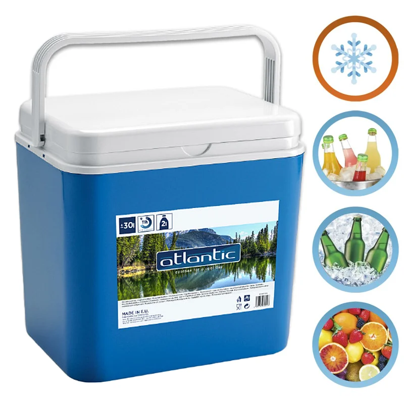 Portable Thermal Fridge Beach Camping Portable Coolers Blue
