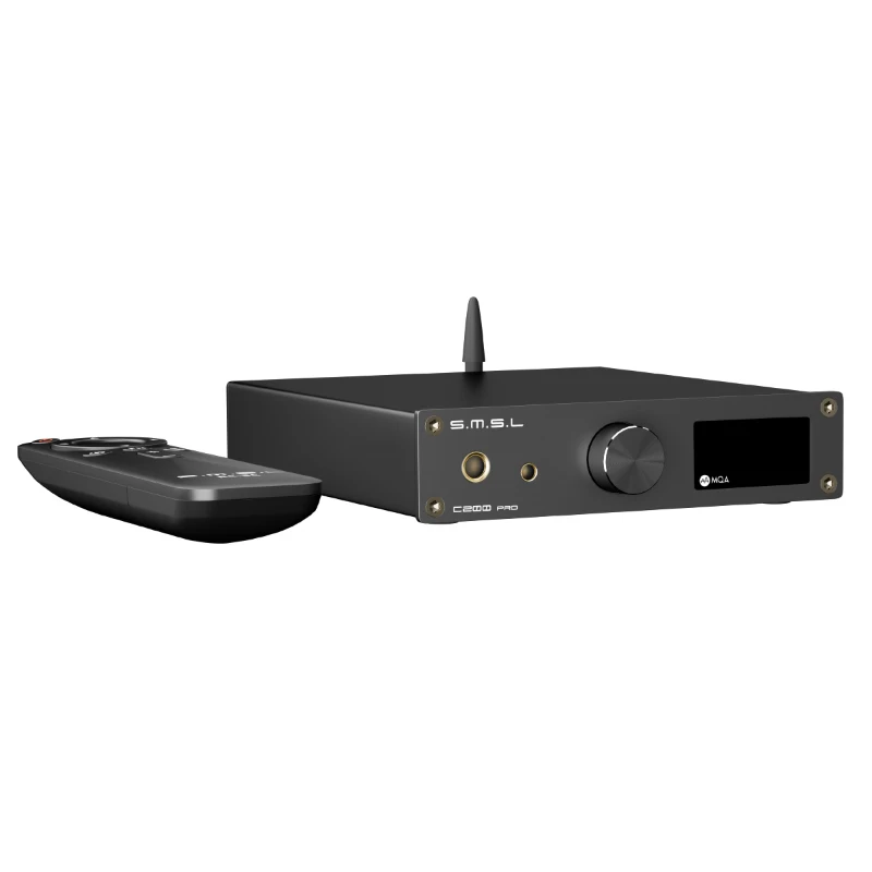 SMSL C200Pro ESS ES9039Q2M Bluetooth DAC Headphone Amplifier with Remote Control