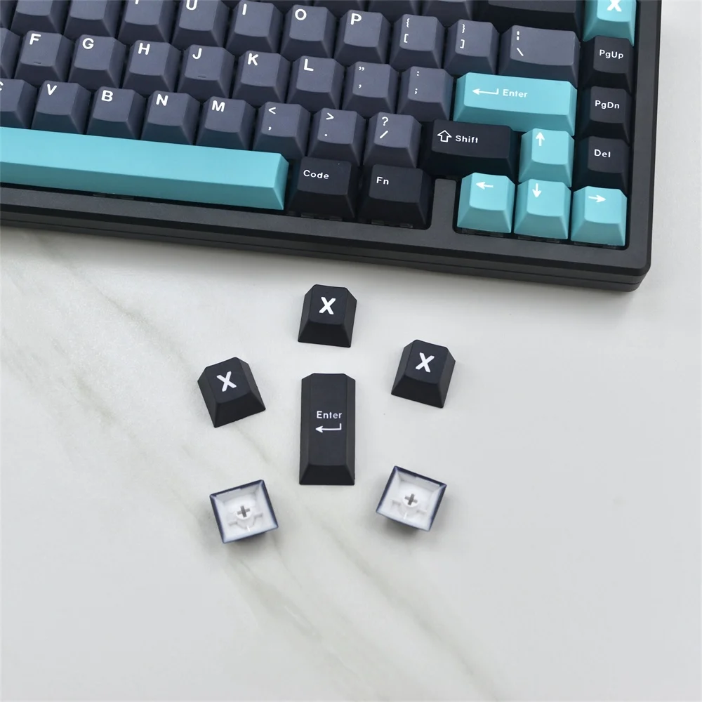 GMK ޽ Űĸ ü  PBT  ȭ  Ű Űĸ, MX ġ, 1.75U 2U Ʈ, 129 Ű