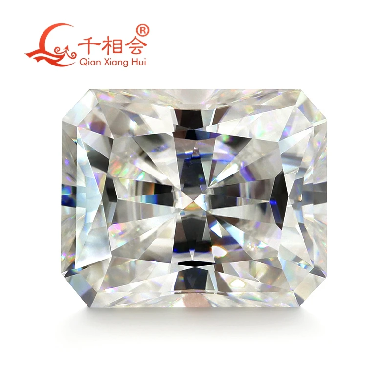 

0.5ct-5ct EF color Moissanite radiant shape diamond cut loose stone for jewelry making