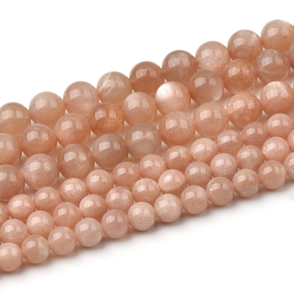 

Круглые бусины из натурального камня для изготовления ювелирных изделий своими руками, 4-10 мм