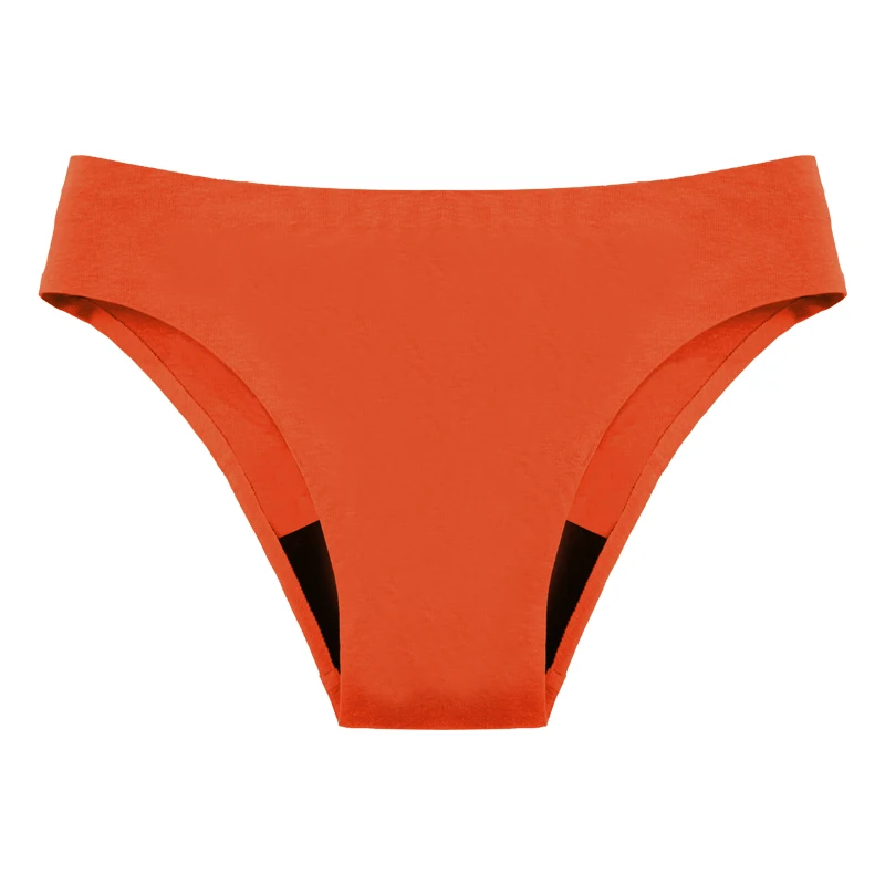 Teens Seamless Swimwear Menstrual Panties 4-Layer Leakproof Sexy Leopard Bikini Fast Absorption Summer Beachwear Period Swimsuit 3