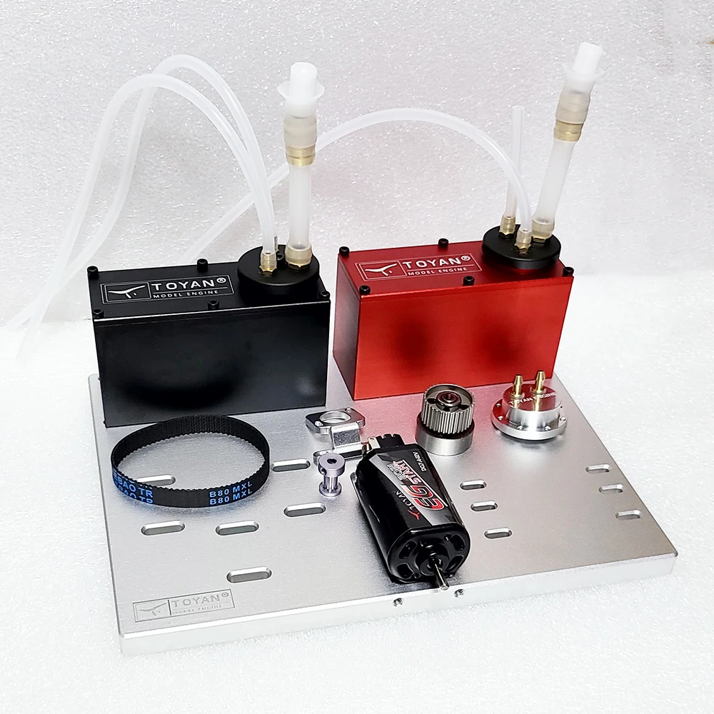 Toyan Rs-Lx00-S Base Starter Kit Base In Metallo/Motore/Serbatoio Olio Per Motore A Doppio Rotore A Rotore Singolo