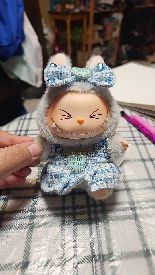 Labubu Doll Clothes - 15/17CM Kpop EXO Idol Suit & Accessories for Plush Dolls photo review