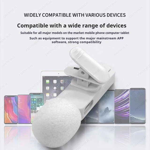 New Wireless Lavalier Microphone Portable Audio Video Recording Mini Microphone for iPhone Android PC Camera Live Gaming Phone 6 New Wireless Lavalier Microphone Portable Audio Video Recording Mini Microphone for iPhone Android PC Camera Live Gaming Phone 6