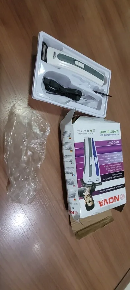 Máquininha De Cortar Cabelo e/ou Barbeador Portátil Aparador Barba 3915 bivolt Recarregável-ENVIO IMEDIATO PARA TODO BRASIL photo review