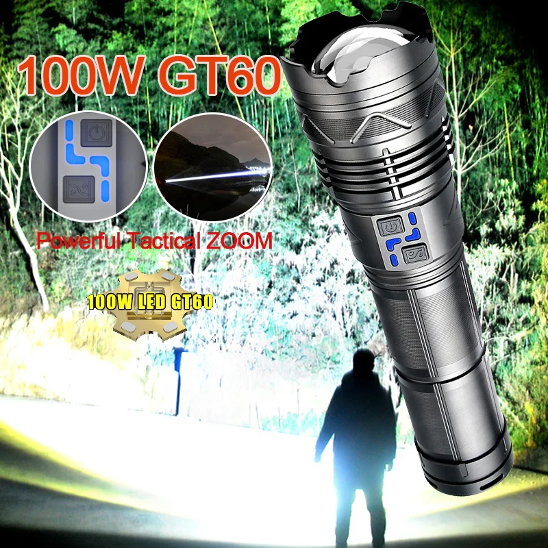 

LED Lamp Super Bright Long/short Handheld Flashlights Waterproof Outdoor Camping Fishing Hunting Tactics Flashlight Flash Light