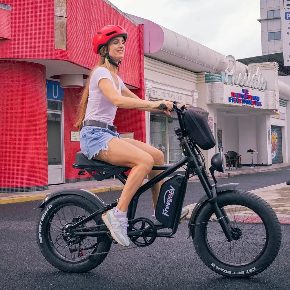 Brand New Fat Tire Electric Bike 48V 22.5AH 1400W High Power Fat Tire Electric Bicycle Full Suspension Mountain Electric Bike