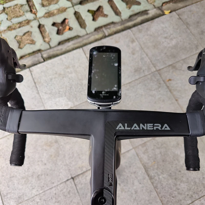 KOOTU Soporte para computadora de bicicleta de aleación de aluminio para  manillar integrado compatible con Garmin Edge, Wahoo Elemnt, Bryton,  Cateye