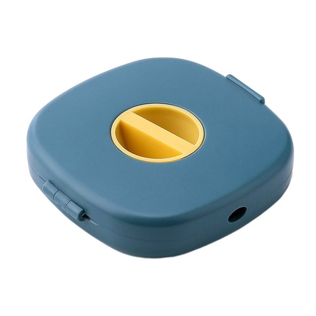 Portable Round Rotatable Data Cable Organizer Storage Box Mobile Phone Charging Cable Winder Can Be Carried Cable Winder