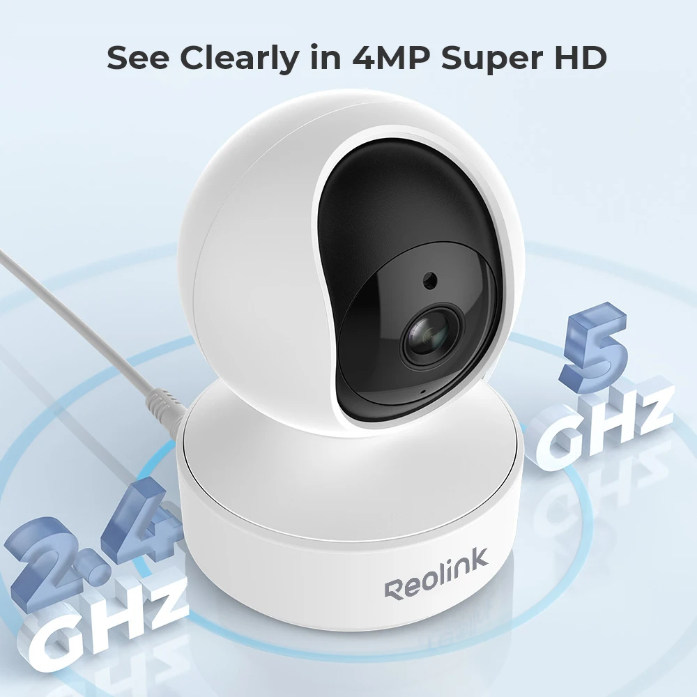 Reolink E1 Pro 4MP HD Pan/Tilt IP Camera Baby Monitor