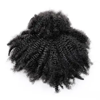 8-30 Inch Cheap Afro Kinky Curly With Bulk Extension Braid Single Donor Raw Virgin Hair Unprocessed 100% Bulk Human Hair Bundles 1
