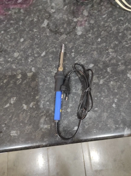 Soldador eléctrico de temperatura ajustable de 60W UE 220V / ☆ Enchufe estadounidense es de 110 V ☆ Soldador de hierro DIY para reparación photo review