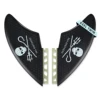 Twin Keel Single&Twin Tab Surfing Fins-Keel Twin Fins Set Honeycomb Fiberglass with Fin Screws and Fin Key 1