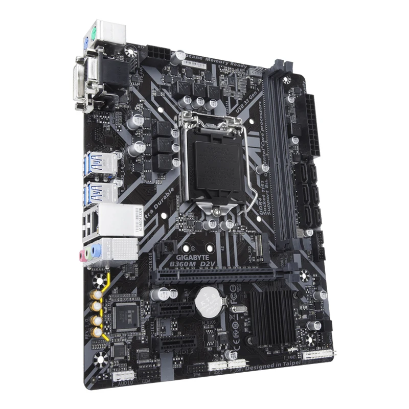 Gigabyte B360M D2V Motherboard Intel B360 LGA 1151 DDR4 Micro ATX