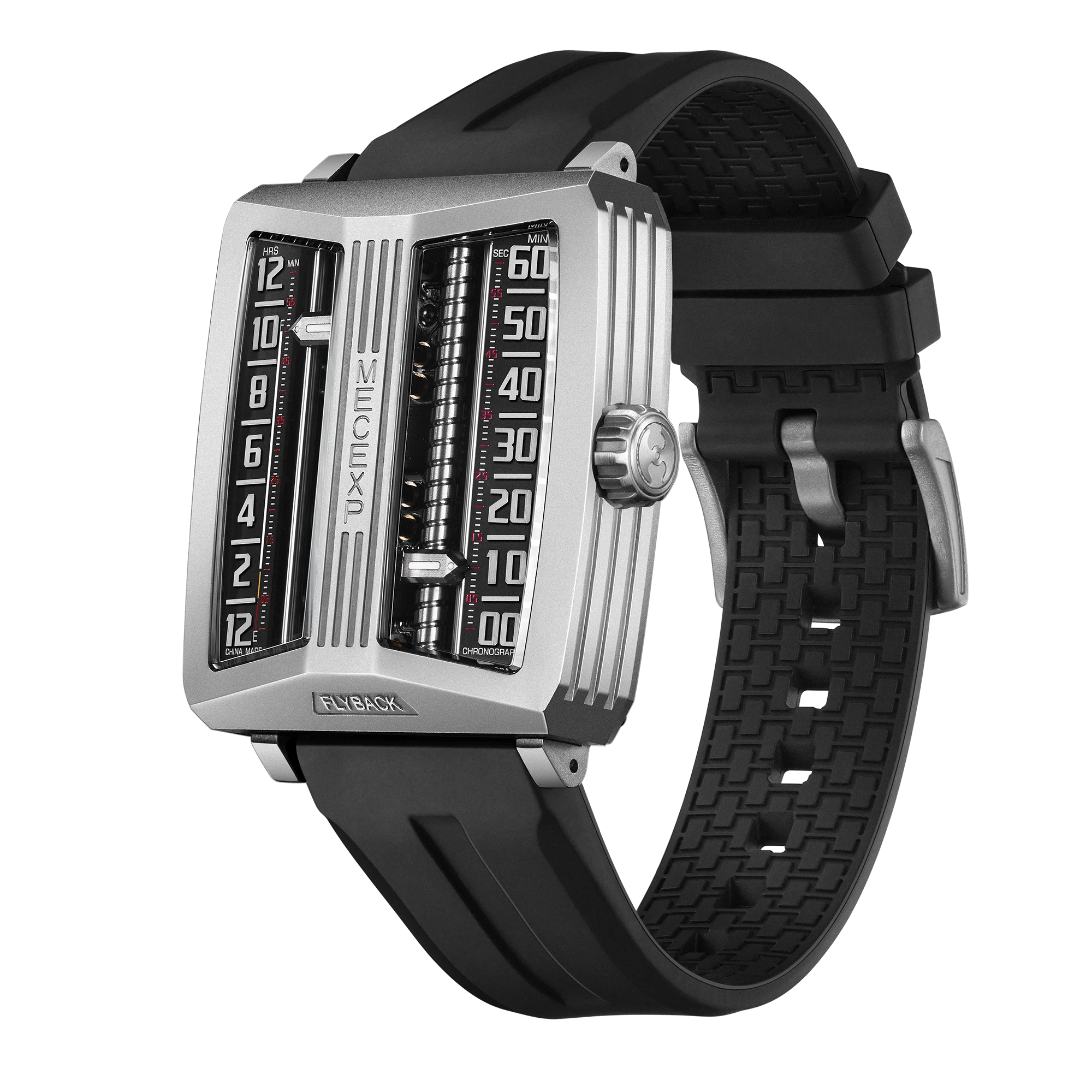 MECEXP MS1001 Titanium Special Edition Mechanical Male Luxury Wrist Watch Waterproof Sapphire Crystal Dial Window Luminous