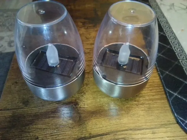 LED Solar Candles Night Light - Waterproof and Rechargeable photo review