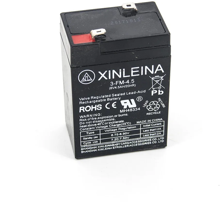 Battery Xinleina 6v4 5ah 20hr 3fm4 5 3 fm 4 5 battery-xinleina-6v4-5ah-20hr-3fm4-5-3-fm-4-5