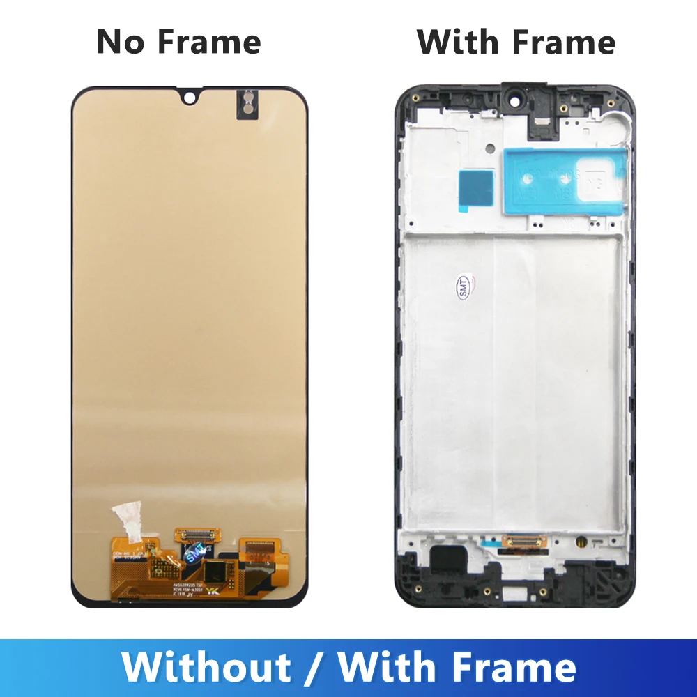 AMOLED LCD 디스플레이 교체품, SM-M317F 디지타이저 터치 스크린 프레임, 삼성 M31 M315F / M31S M317