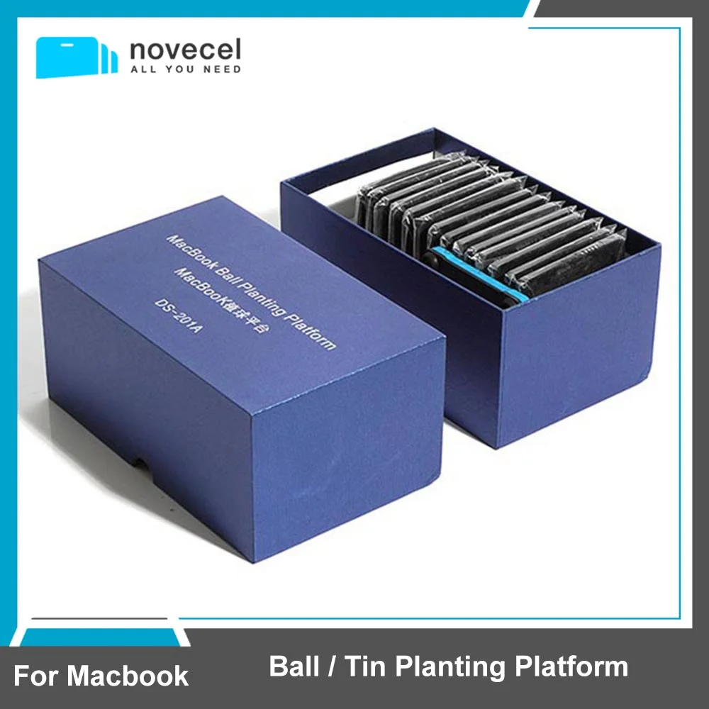 Novecel Ds-201A 201B Piattaforma Di Piantagione Di Stagno Per Riparazione Di Macbook Bga Cpu Gpu Pch Pmu Smc T1 T2 Rma Nand Wifi Power Chip Steel Mesh
