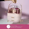 Pink Makeup Storage Organizer with Lid in Standard Size 5