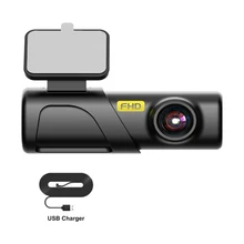  Car Dash Cam 2K Driving Recorder USB Powered 130° Car DVR Camera with Night Vision WiFi Loop Recording 24Hour Parking Monitoring 