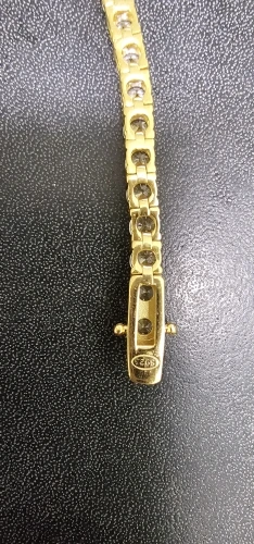 Sparkl365 Moissanite™ FOREVER SPARKLING Tennis Bracelet [18K White Gold OR Gold over Silver S925]