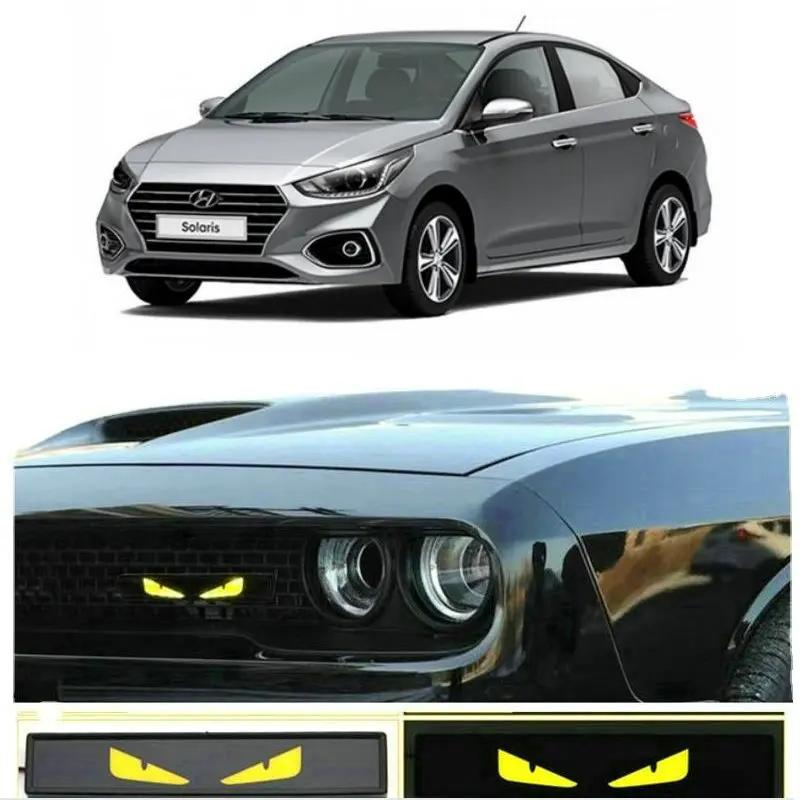 

(Buy one get one free) Car Led Grille Mood Lighting For Hyundai solaris ix35 Amica H-1 Box starex matrix Bayon Atos Coupe