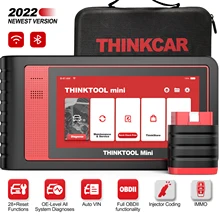 THINKCAR – Mini Scanner professionnel de voiture, système complet, Test actif, codage ECU, OBD2