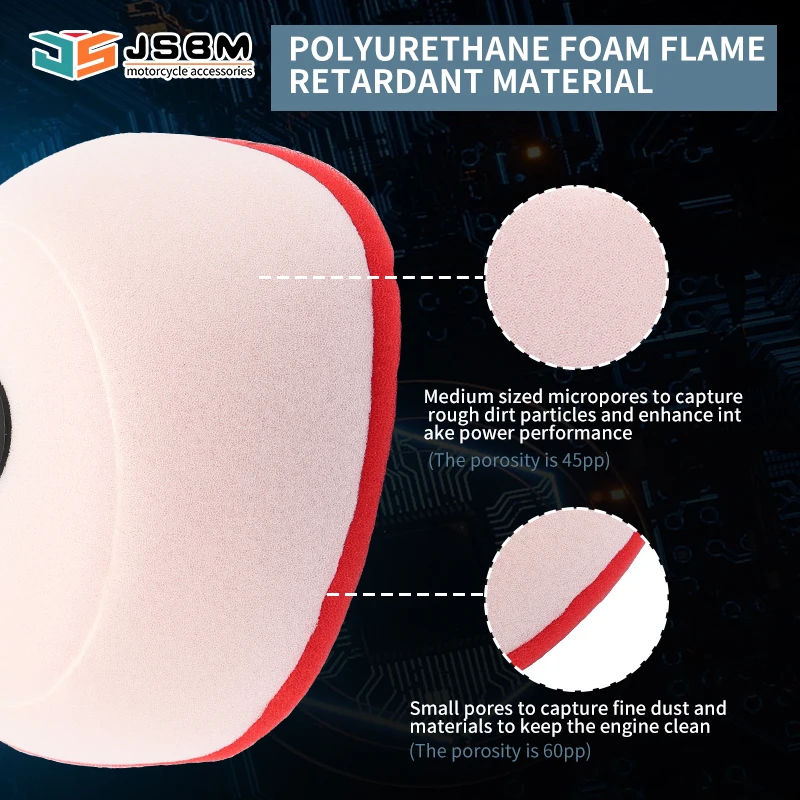 JSBM High-Performance Air Filter for Motorcycles