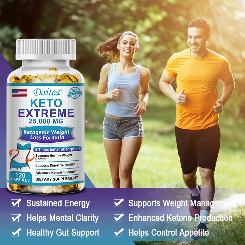 Daitea Keto Supplement bottle - view 5