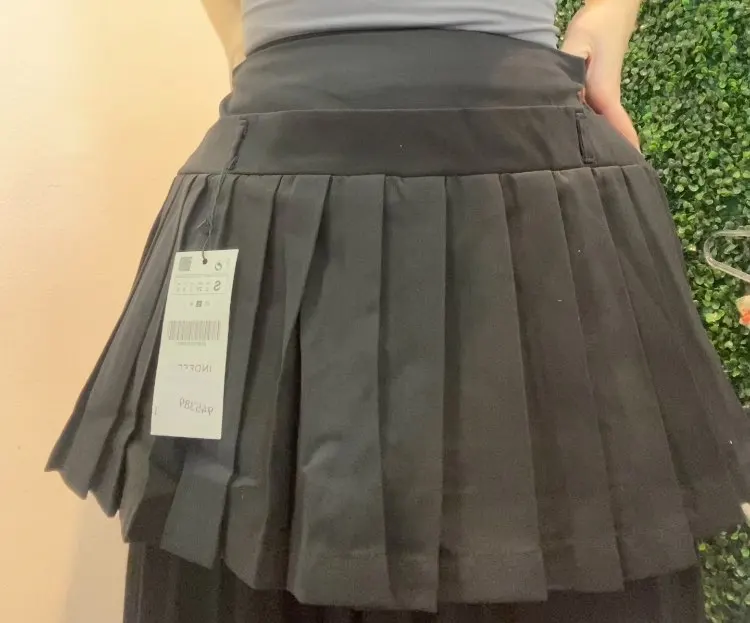 Women’s High-Waist Pleated Belted Skort photo review