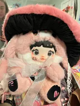 Nommi 400%マッシュルームハットシリーズ Jade 黒 Nommi 400% Mushroom Hat Series Blind Box Cute 400% Nommi V2