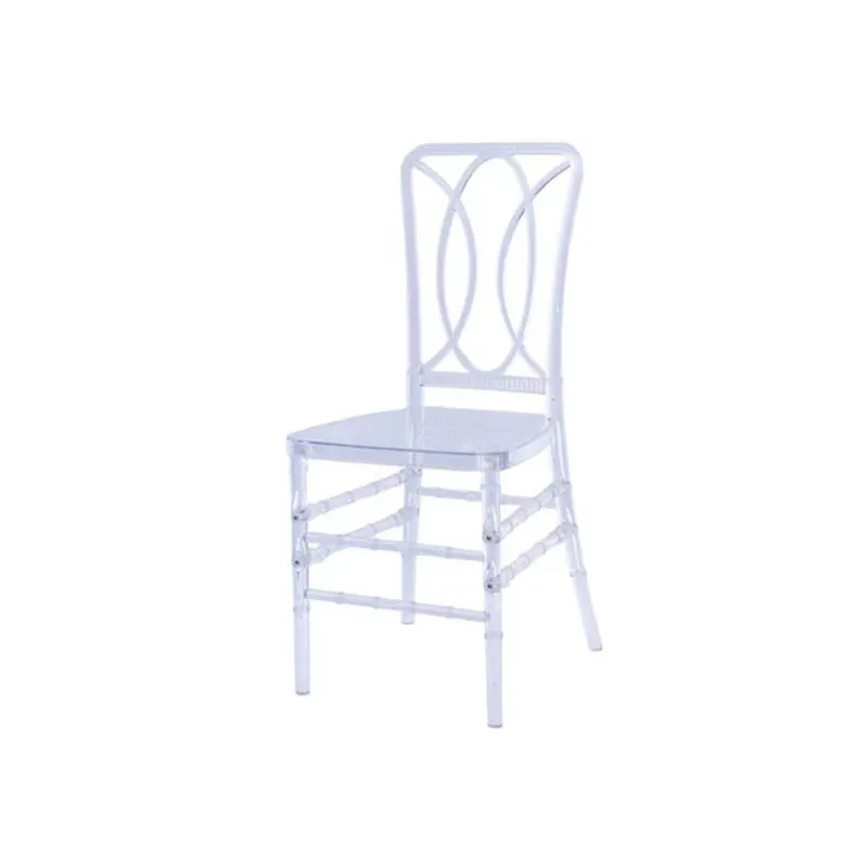 Transparent Acrylic Detachable Tiffany Chair 100 Pcs For Outdoor Wedding Moment Party Gathering Hotel
